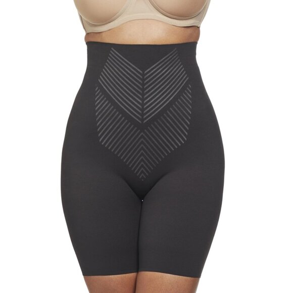 TC Fine Intimates Iconic Core High-Waist Booty Lift Thigh Slimmer - 4959 / Black